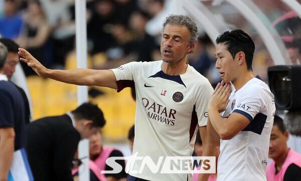 2023 아시안컵 베스트 11은 이강인을 비롯해, 아크람 아피프(카타르), 아이만 후세인(이라크), 야잔 알나이마트(요르단), 하산 알하이도스(카타르), 크레이그 굿윈(호주), 메흐디 가예디(이란), 루카스 멘데스(카타르), 알리 알불라이히(사우디아라비아), 압달라 나시브(요르단), 메샬 바르샴(카타르)가 구성했다. 사진┃아시아축구연맹(AFC) 사진 | 뉴시스