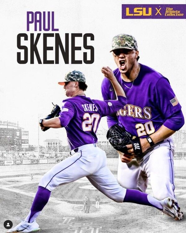 지난해 루이지애나 주립대학교를 NCAA 월드시리즈 우승으로 이끈 폴 스킨스. 사진┃폴 스킨스 SNS