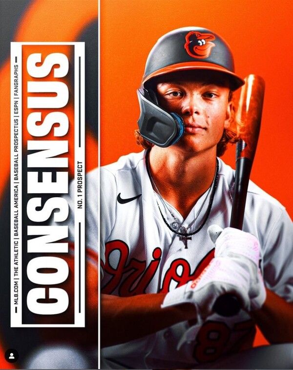 2024년 MLB 파이프라인 유망주 1위 잭슨 할러데이. 사진┃볼티모어 오리올스 SNS