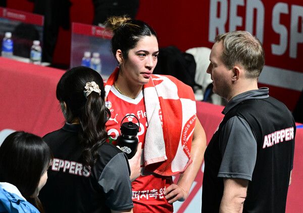 페퍼저축은행 AI페퍼스 주포 야스민. 사진┃KOVO