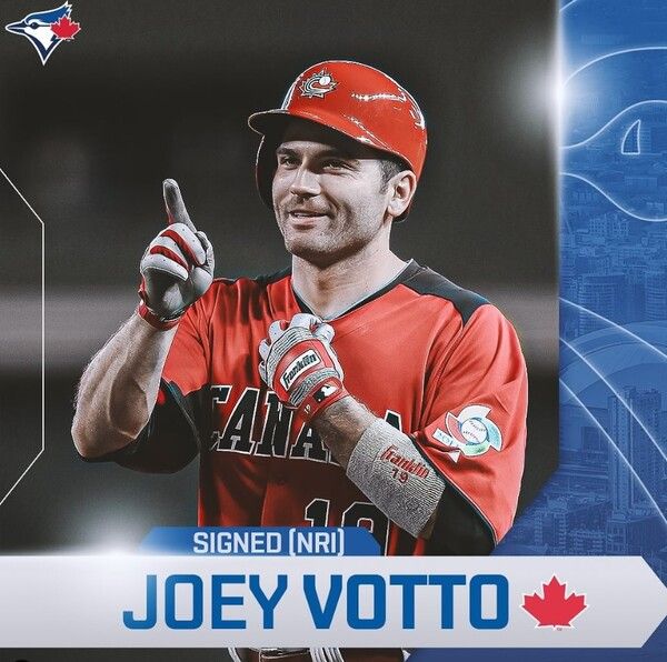 토론토 블루제이스와 마이너 계약을 체결한 '레전드' 조이 보토. 사진┃토론토 블루제이스 SNS