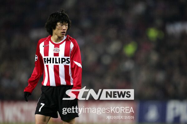 PSV 에인트호번 시절 박지성. 사진┃게티이미지코리아
