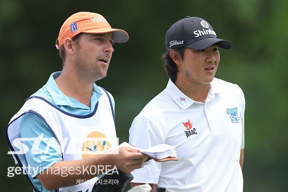 같은 날 열린 PGA투어 머틀비치 클래식 1R에서 공동 24위를 기록한 김성현. 사진┃게티이미지코리아