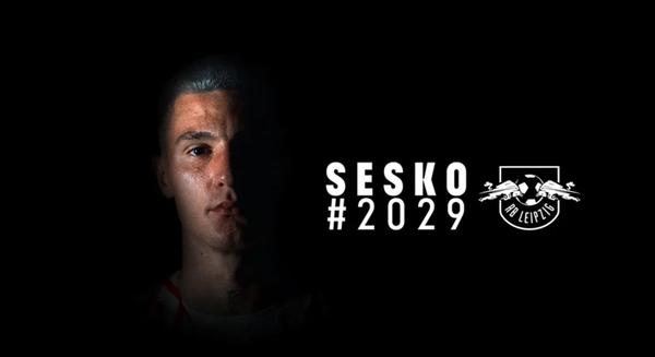 팀과 재계약을 체결한 베냐민 세슈코. 사진┃RB 라이프치히