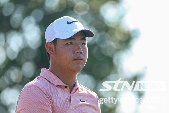 16일 열린 US오픈에서 공동 9위에 오른 김주형. 사진┃게티이미지코리아