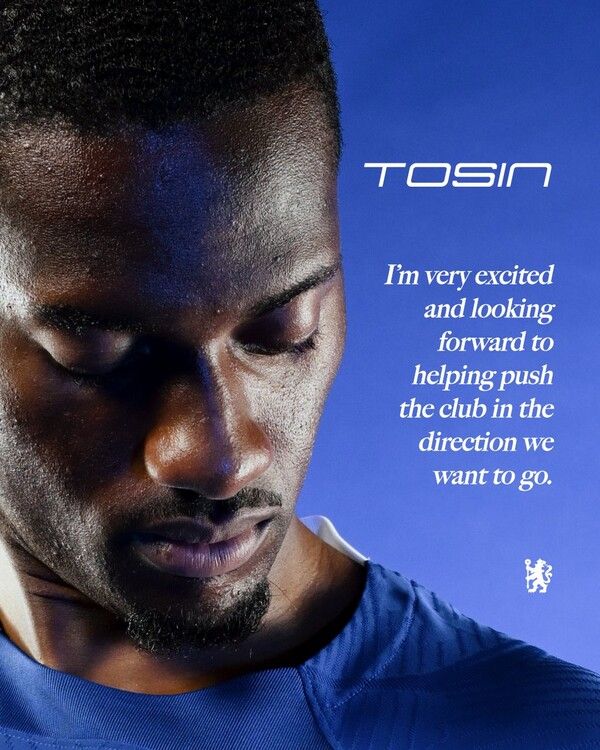 첼시 FC로 이적한 토신 애더러바이오요. 사진┃첼시 FC