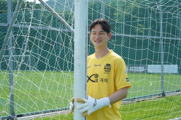 프로축구 K리그 FC서울로 이적한 골키퍼 강현무. 사진┃FC서울