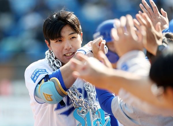 프로야구 삼성 라이온즈 타자 김영웅. 사진┃삼성 라이온즈