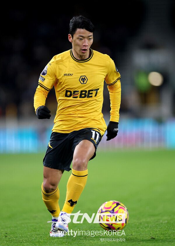 울버햄튼의 황희찬. 사진┃게티이미지코리아