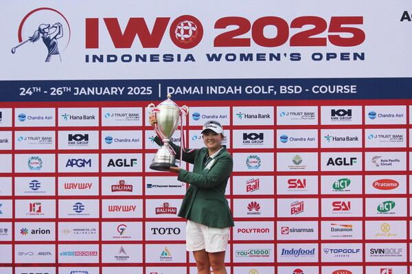 KLPGA 2025 드림투어 인도네시아 여자오픈 대회 우승자 황유나 . 사진┃KLPGA 2025 드림투어 인도네시아 여자오픈 대회 조직 위원회