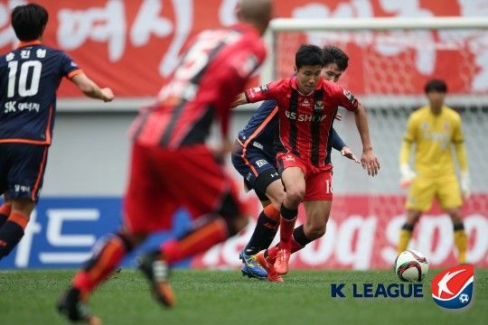 FC서울에서 활약하던 시절의 김현성. 사진┃한국프로축구연맹