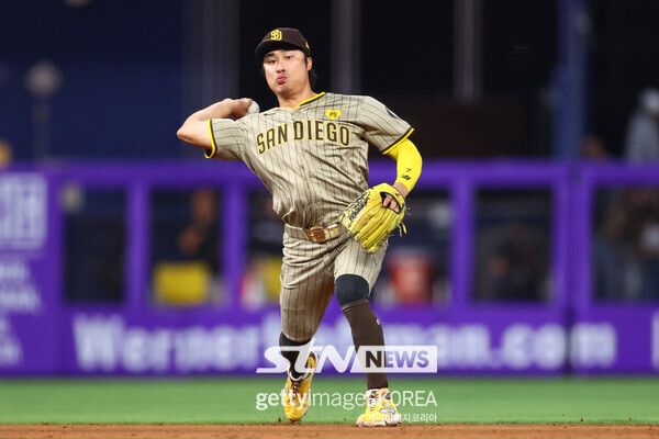 샌디에이고 파드리스와의 계약 종료 후 FA 신분인 김하성. 사진┃게티이미지코리아