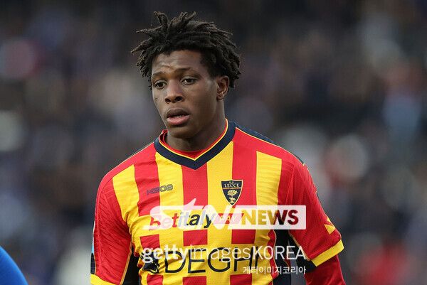 US 레체 레프트윙백 파트리크 도르구. 사진┃게티이미지코리아