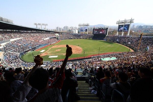 2025 한국시리즈 경기가 펼쳐질 예정인 서울 송파구 잠실야구장. 사진┃LG 트윈스