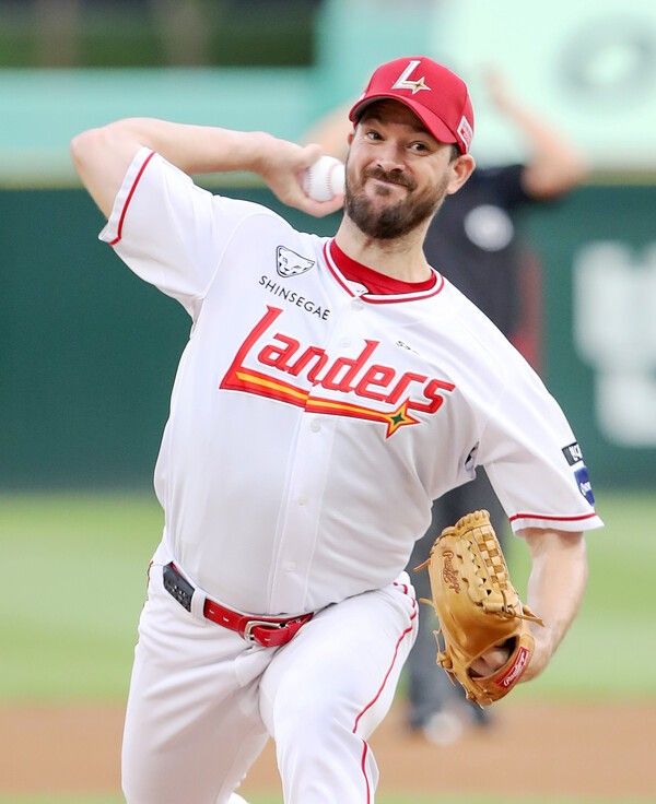 SSG 랜더스 투수 드류 앤더슨. /사진=SSG 랜더스