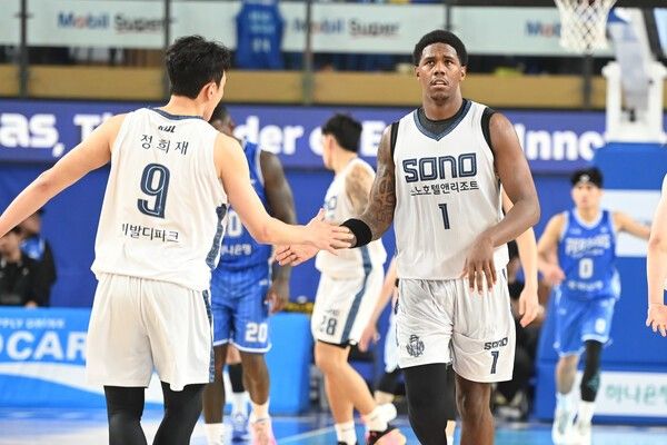 12일 대구체육관에서 열린 2025~2026시즌 LG전자 프로농구 정규리그 대구 한국가스공사와 고양 소노 경기 모습. /사진=KBL