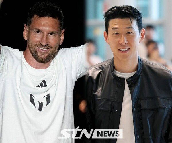 인터 마이애미 리오넬 메시, 로스엔젤레스FC(LAFC) 손흥민. /사진=뉴시스(AP)
