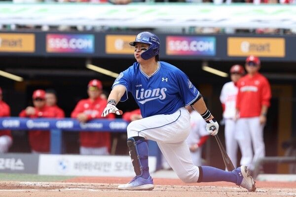 프로야구 삼성 라이온즈 포수 강민호. /사진=삼성 라이온즈