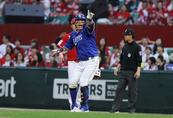 프로야구 삼성 라이온즈 포수 강민호. /사진=삼성 라이온즈