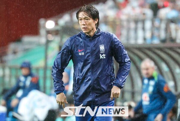 한국 축구 대표팀 홍명보 감독. /사진=뉴시스