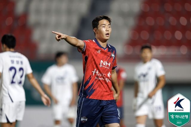 김천상무 미드필더 이승원. /사진=한국프로축구연맹