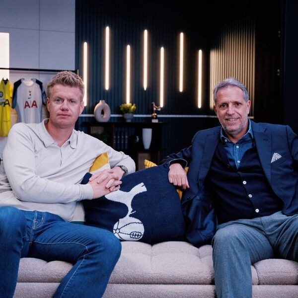 토트넘 홋스퍼 단장으로 복귀하는 파비오 파라티치(우측)와 마찬가지로 승진해 토트넘 단장이 된 요한 랑게(좌측). /사진=토트넘 홋스퍼