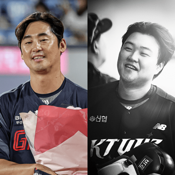 (좌측부터) 롯데 진해수, KT 오재일. /사진=롯데 자이언츠, KT 위즈