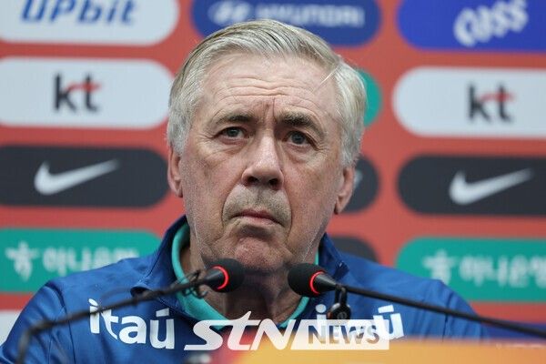 브라질 축구 대표팀 카를로 안첼로티 감독. /사진=뉴시스