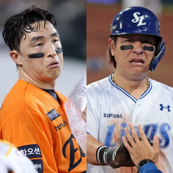 한화 이글스 손아섭(왼쪽부터), 삼성 라이온즈 강민호. /사진=한화 이글스, 삼성 라이온즈