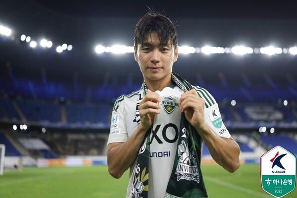 전북현대 전진우. /사진=한국프로축구연맹