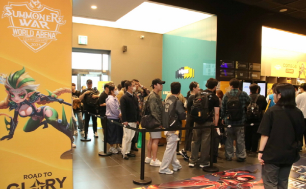 18일 컴투스 ‘서머너즈 워: 천공의 아레나(이하 서머너즈 워)’의 글로벌 e스포츠 대회 ‘서머너즈 워 월드 아레나 챔피언십 2025(이하 SWC2025)’ 아시아퍼시픽 컵이 부산에서 막을 올렸다. /사진=컴투스