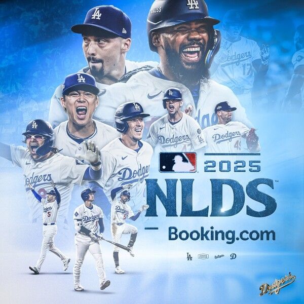 LA 다저스가 내셔널리그 디비전 시리즈 홍보차 사진을 올렸다. 사진 | LA다저스 공식 SNS