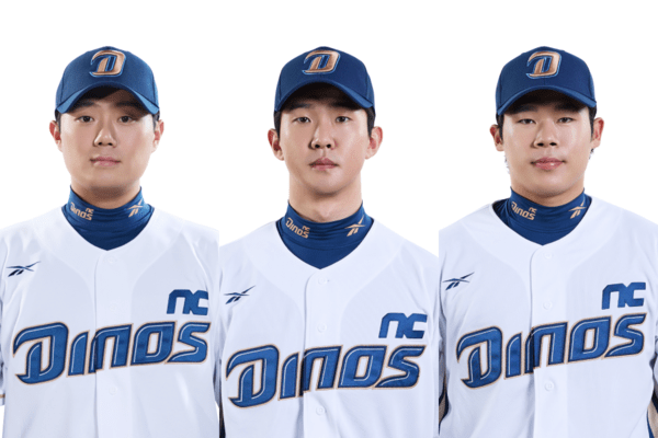 (좌측부터) 전 NC 다이노스 소속 박주현, 임형원, 김태호. NC는 20일 이들과 재계약 불가를 통보했다. /사진=NC 다이노스