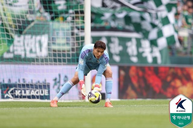 전북현대 골키퍼 송범근. /사진=한국프로축구연맹