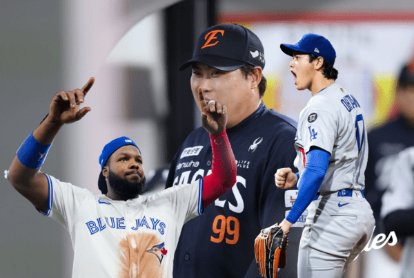 (죄측부터) 토론토 블루제이스 블라디미르 게레로 주니어, 한화 이글스 류현진, LA 다저스 오타니 쇼헤이. /사진= 토론토 블루제이스 공식 채널, 한화 이글스, LA다저스 공식 채널