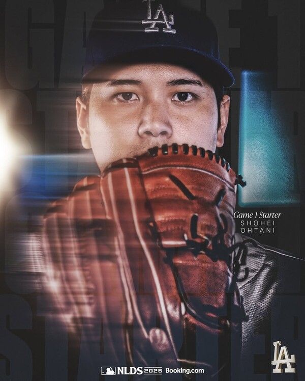 오타니 쇼헤이가 지난 5일(한국시간) 펜실베니아주 필라델피아 시티즌스 뱅크 파크에서 열린 필라델피아 필리스와 디비전 시리즈 1차에서 5-3으로 승리했다. 사진 | LA다저스 공식 채널