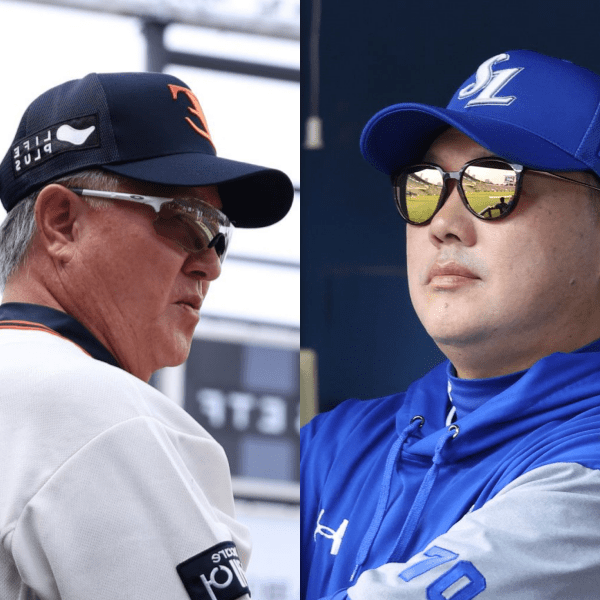 (좌측) 김경문 한화 감독, 박진만 삼성 감독. /사진=한화 이글스, 삼성 라이온즈