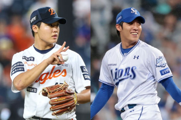(좌측부터) 한화 이글스 정우주, 삼성 라이온즈 원태인. /사진=한화 이글스, 삼성 라이온즈