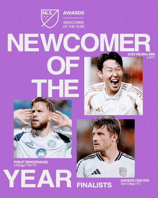 미국 메이저리그 사커(MLS) 신인상 후보에 오른&nbsp;로스엔젤레스FC(LAFC) 손흥민. /사진=미국 메이저리그 사커(MLS)