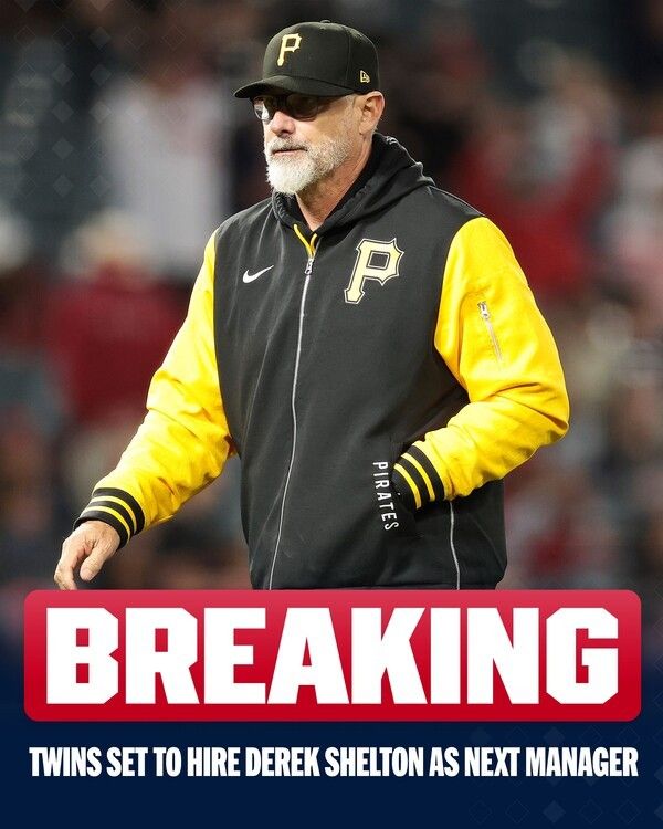 데릭 셸턴 전 피츠버그 파이리츠 감독이 30일(한국시각) 미네소타 트윈스 새 감독으로 가게 됐다. /사진= MLB공식 채널