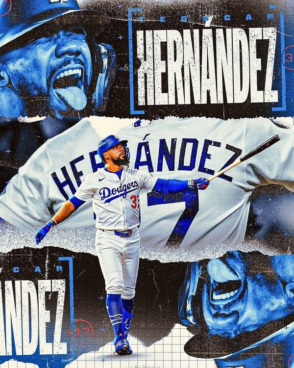 테오스카 에르난데스가 5일(한국시간) 필라델피아 필리스 경기에서 3점 홈런으로 팀에 역전 승리를 안겼다. 사진 | MLB 공식 채널