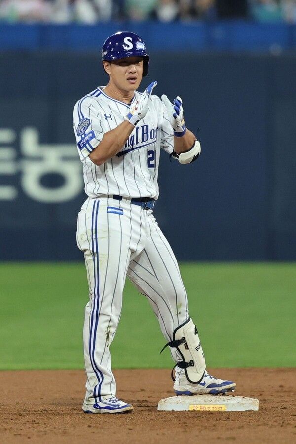 프로야구 삼성 라이온즈 타자 이성규. /사진=삼성 라이온즈