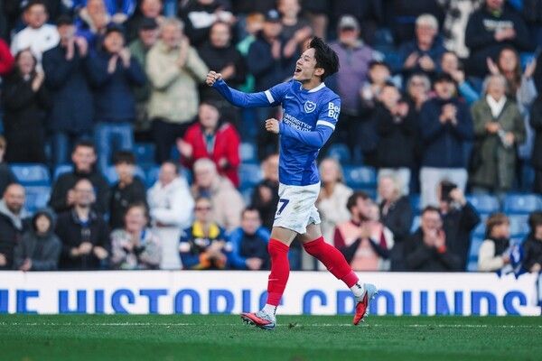 포츠머스 양민혁. /사진=포츠머스