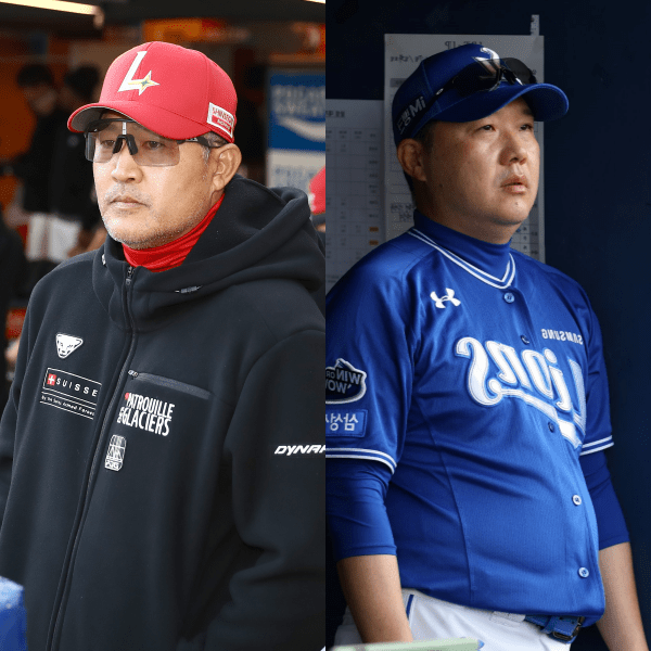 (좌측부터) 이숭용 SSG 랜더스 감독, 박진만 삼성 라이온즈 감독. 사진 | SSG 랜더스, 삼성 라이온즈