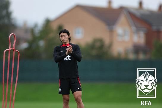 한국 축구 대표팀 조규성. /사진=대한축구협회