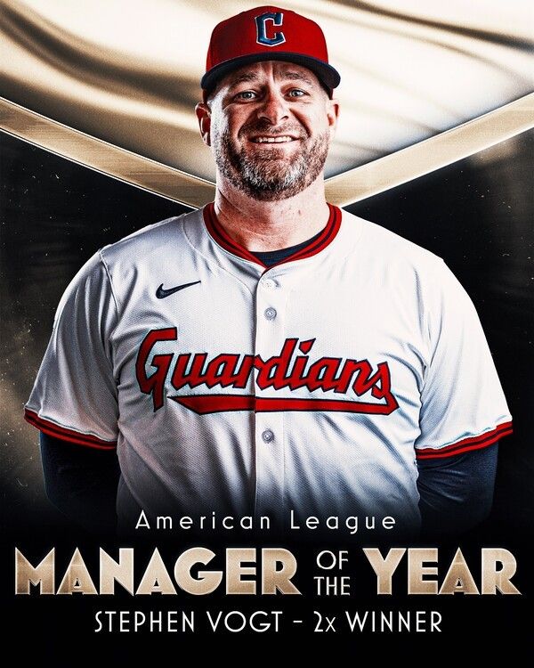 스티븐 보그트 클리블랜드 가디언스 감독. /사진=클리블랜드 가디언스 공식 채널