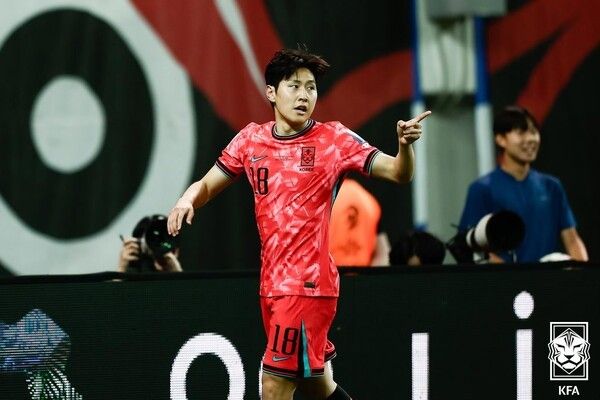 한국 축구 대표팀 이강인. /사진=대한축구협회