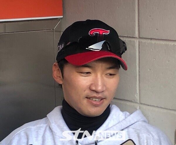 31일 오후 6시 30분 대전한화생명볼파크에서 열리는 2025 신한 SOL뱅크 한국야구위원회(KBO) 포스트시즌(PS) 한국시리즈(KS·7전4선승제) 5차전 경기를 앞두고 인터뷰를 갖는 LG 트윈스 외야수이자 주장 박해민. /사진(대전)=이형주 기자