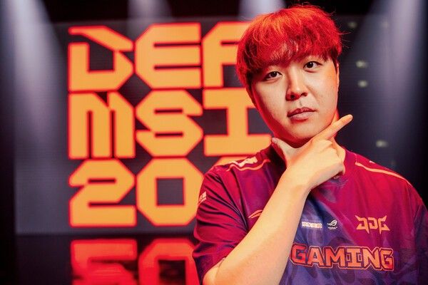 한화생명 e스포츠로 이적한 JDG시절의 '카나비' 서진혁. /사진=라이엇 게임즈