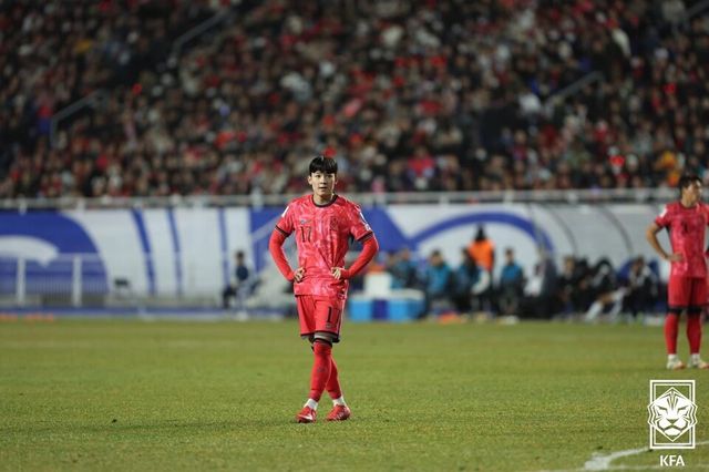 한국 축구 대표팀 미드필더 양민혁. /사진=대한축구협회